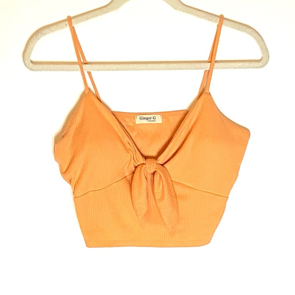 Ginger G Tops - Orange Crop Top